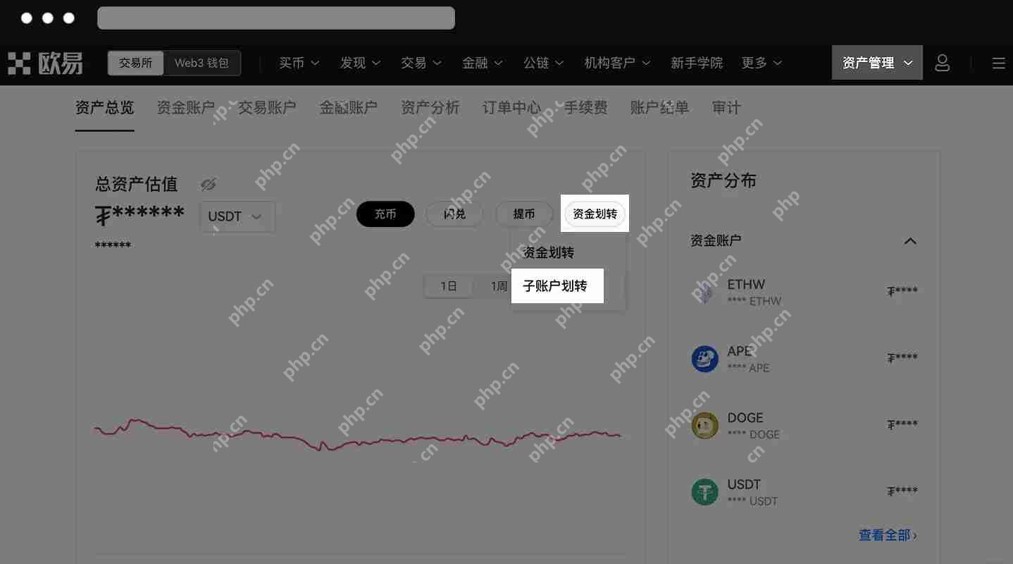 如何使用子账户充币/划转数字资产？（殴易Web端、APP端）